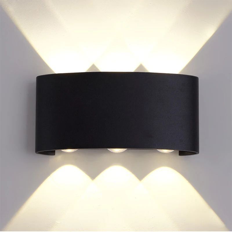 

Modern Wall Lamp 4W 6W 8W Waterproof Lampada LED Black White Aluminum Wall Lighting Room Study Living Room Aislewall Wall Lamps