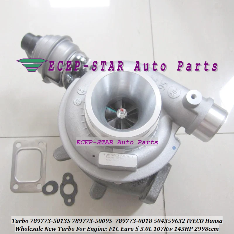 Turbocharger 789773-5013S 789773-5009S 789773-5006S 789773-0026 789773-0018 789773 504359632 5801768036 For IVECO Hansa F1C 3.0L