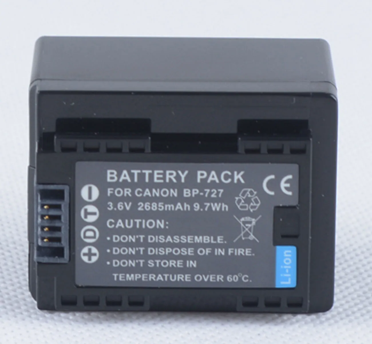 Battery Pack for Canon VIXIA HFR30, HFR32, HFR300, HFR400, HFR500, HFR600, HFR700, HFR800, HFM50, HFM52, HFM500 HD Camcorder