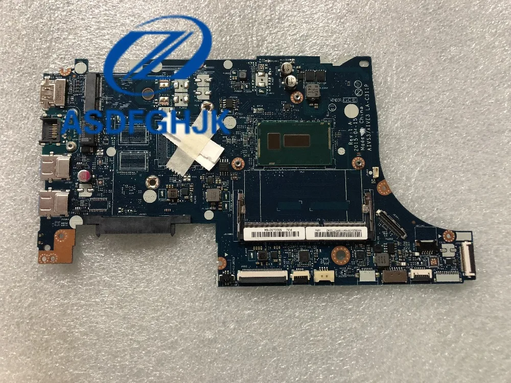 Laptop Motherboard FOR LENOVO E31-70 series W/ i3-5010U SR23Z AIVS3 AIVE3 LA-C311P 100% Test Ok