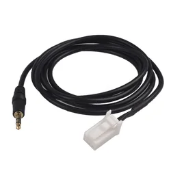 3.5mm Jack Car Radio Mp3 Audio Aux Cable To 8Pin Adapter For Nissan Tiida Qashqai Geniss Armada