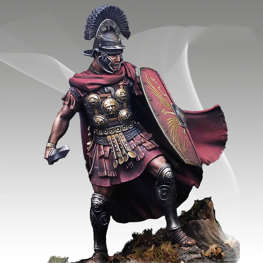 

New Unassembled 1:28 70mm European The warrior of ancient Rome Figures Resin Kit DIY Toys Unpainted kits