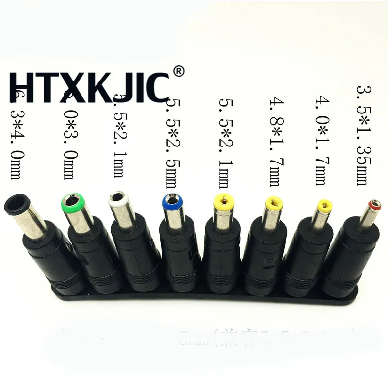 50 pz di Alta Qualità nuova DC Power Jack 5.5x2.1mm Femmina A 6.3 6.0 5.5 4.8 4.0 3.5 2.5 2.1 1.7 1.35 Spina Maschio AQJG