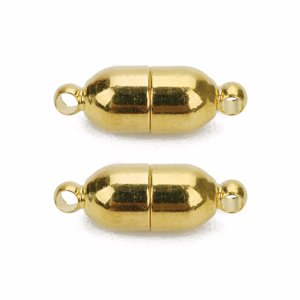 LOULEUR Hohe Qualität 5Pcs Starke Magnetische Haken Für Halskette Armband Gun Schwarz Schnalle Anschlüsse Für DIY Schmuck Erkenntnisse – Detail 4