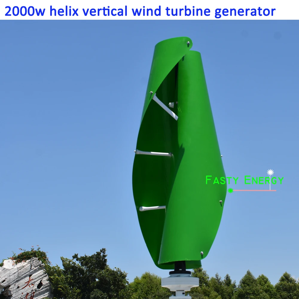 Big SALE 1kw/2kw 24v 48v 96v  3 Colors Hot Vertical Wind Turbine Permanent Magnet Generator Three Phase Vertical Axis Windmill