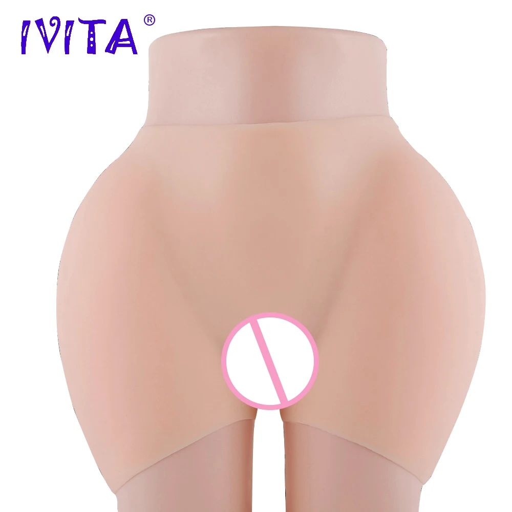 

IVITA Original Fake Silicone Vagina For Crossdresser Transgender Drag Queen Buttock Enhancement Crossdressing Cosplay Panties