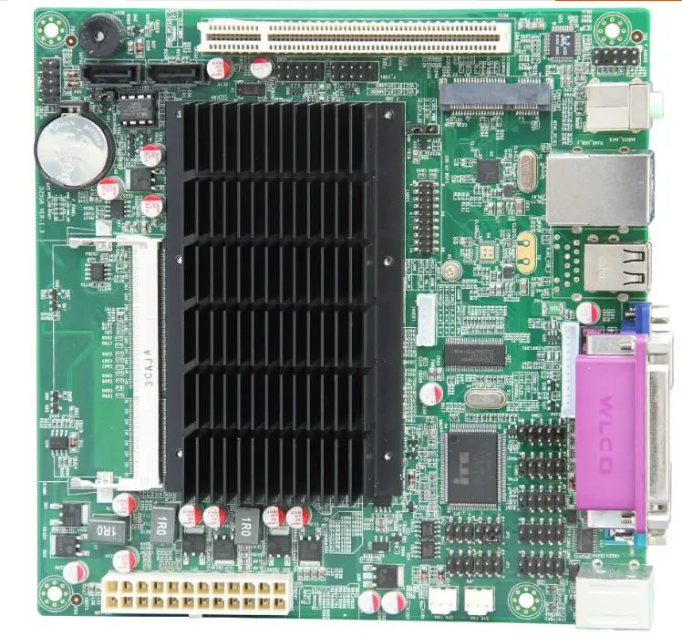 Imagem -03 - Original Fanless Mini Itx Mainboard para Intel Atom D2550 Cpu Ipc Sbc Incorporado Placa-mãe Cedarview com com Lan Lpt Lvds Novo