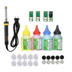 Refill toner Powder cartridge tool kit + 4 chip for HP CF410A Color LaserJet Pro M452dn M452dw M452nw MFP M377dw M477fdn M477