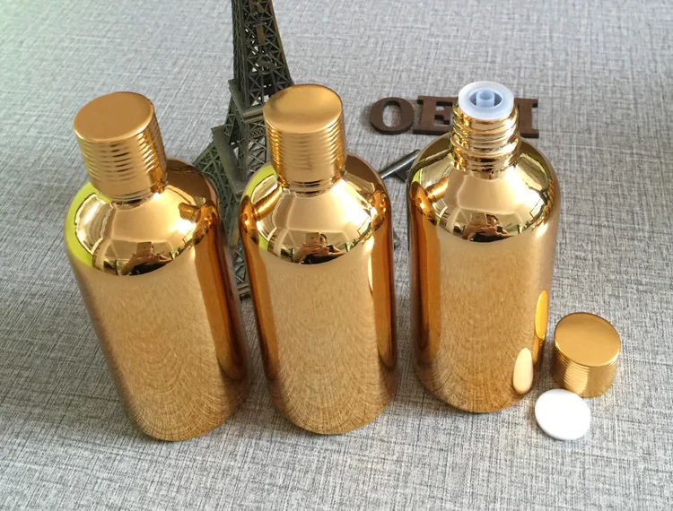 High-grade 100pcs golden 100ml essential oil glass dropper bottle , glass oil 100ml bottles,essential oil glass bottle suppliers