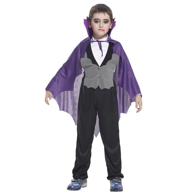 Nowy Rok Boże Narodzenie Karnawał Halloween Dzieci Chłopcy Zły Wampir Kostium Duch Diabeł Fantazyjne Sukienki Ubrania Dzieci Cosplay Odzież