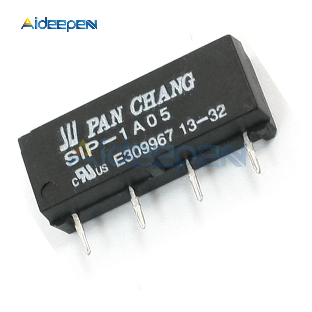 10PCs 5V Relay SIP-1A05 Reed Switch Relay for PAN CHANG Relay 4PIN