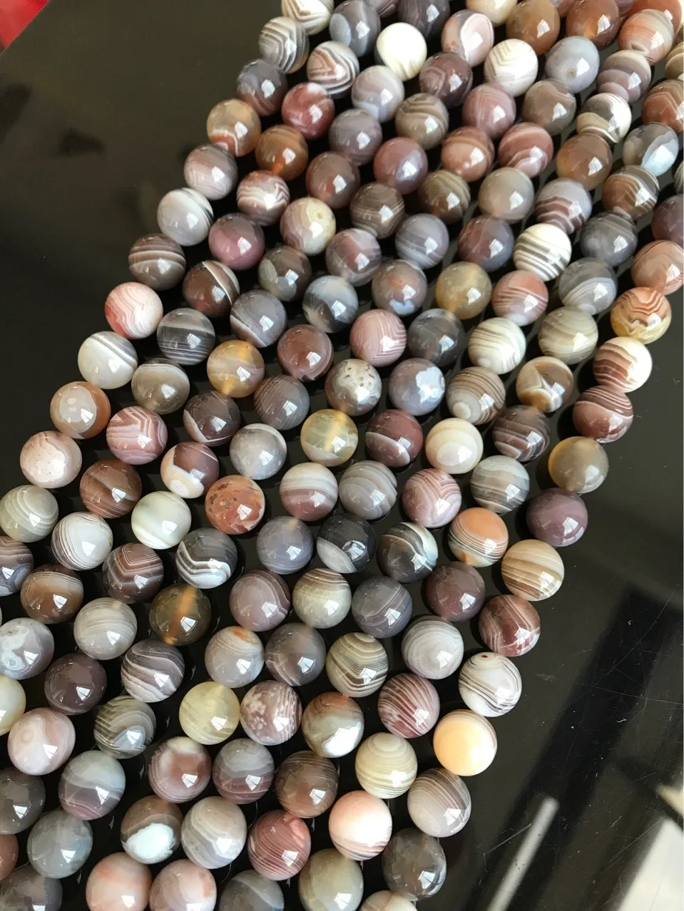 loose beads Botswana agate round  8/10/12mm 14inch for DIY jewelry making FPPJ wholesale beads nature