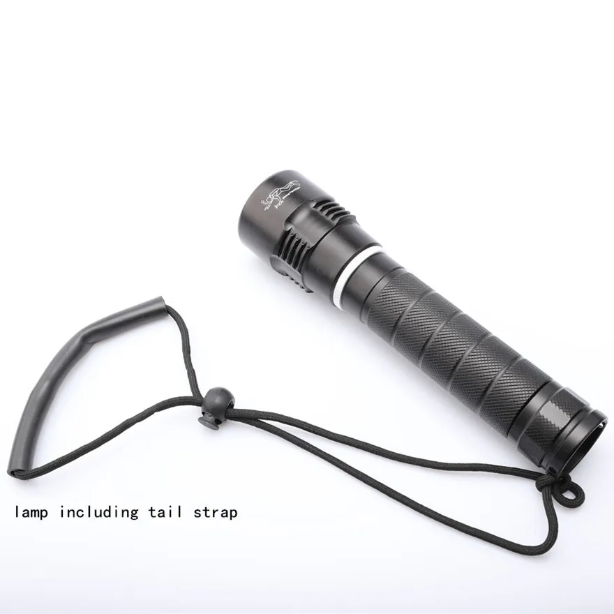 YUPARD Waterproof Underwater diving diver 3*XM-L2 LED Flashlight Torch  Lamp Ligh super T6  diver 30m outdoor sport camp fishing