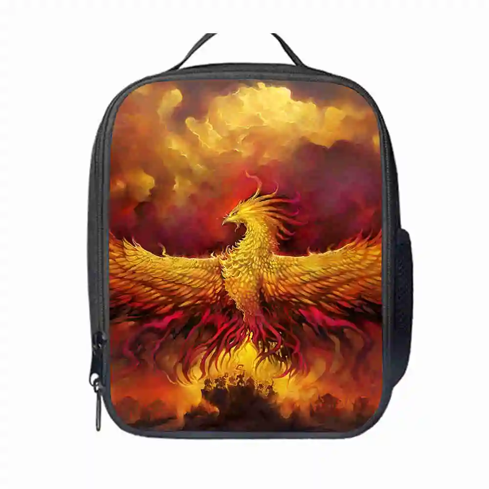 

Phoenix Lunch Bag Customized dog Women Men Teenagers Boys Girls Kid School Thermal Cooler Insulated Tote Box