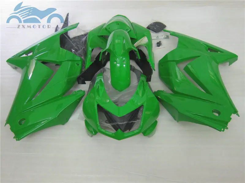 Injection fairing kits for Kawasaki Ninja 250R 2008-2014 ZX250 ABS sport motorcycle fairings EX250 08-14 green DT16