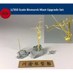 1/350 Scale Bismarck Mast Upgrade Set CYG012