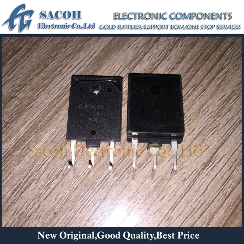 

Refurbished Original 10Pcs/Lot RJP6065 RJP6065DPM 6065 TO-3PF 40A 630V Power IGBT Transistor