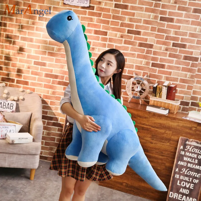 50-100cm Colorful Giant Dinosaur Plush Toys Stuffed Plush Tanystropheus Dolls Children Kids Gifts Birthday Christmas Brinqedos