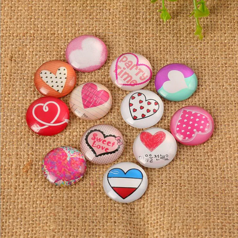 

Heart Glass Cabochon Cameo 10mm 12mm 14mm 18mm 20mm 25mm Flatback Embellishment Scrapbook Accessories DIY Craft