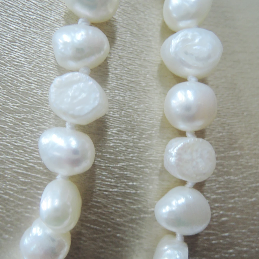 100% NATURE FRESHWATER PEARL LONG   NECKLACE-80 CM baroque pearl necklace