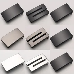 Smooth buckle men's belt zinc alloy buckle fashion belt buckle Apply 3.3cm belt men belt buckle leather luxury brand