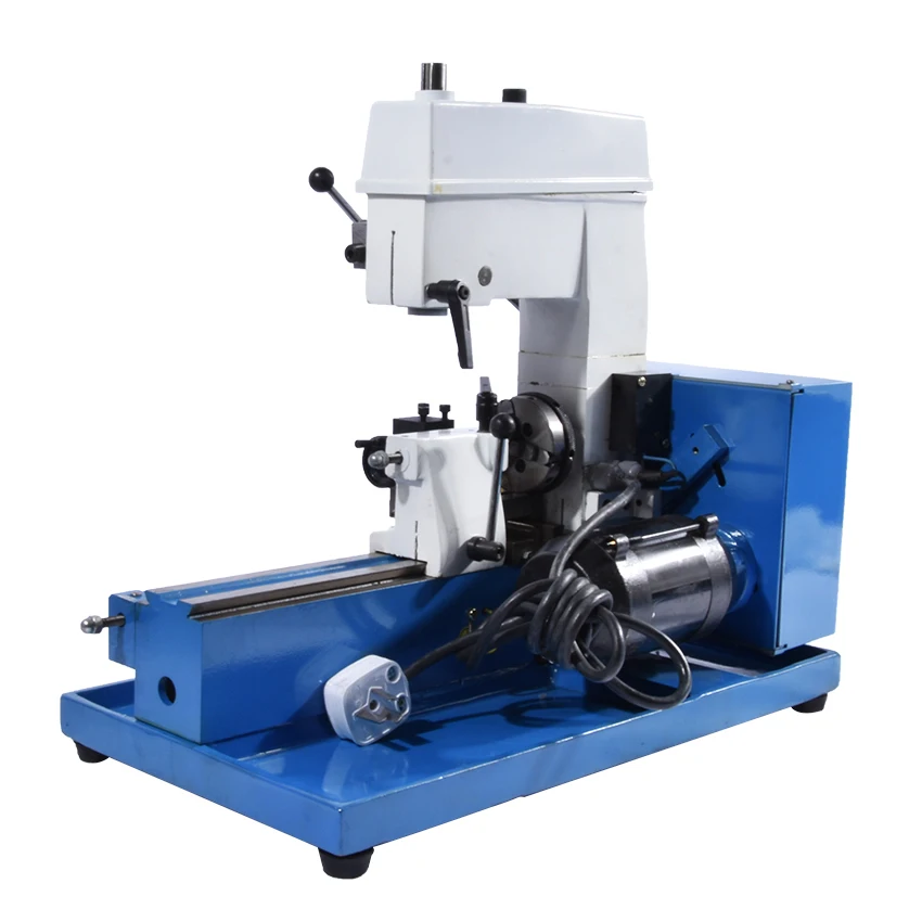 AT-125Versatile Small Metal Lathe Machine,Machining Inch thread pitch 16-48 1/n Household Drilling milling machine 560-2500r/min