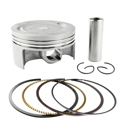 Motorcycle Cylinder Bore Size 74 74.25 74.5 75mm Piston & Piston Ring Kit For YAMAHA YBR250 XG250 TRICKER YFM25R Raptor 250