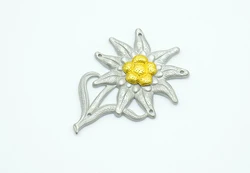 EMD M43 Cap Badge Edelweiss (Officer)1