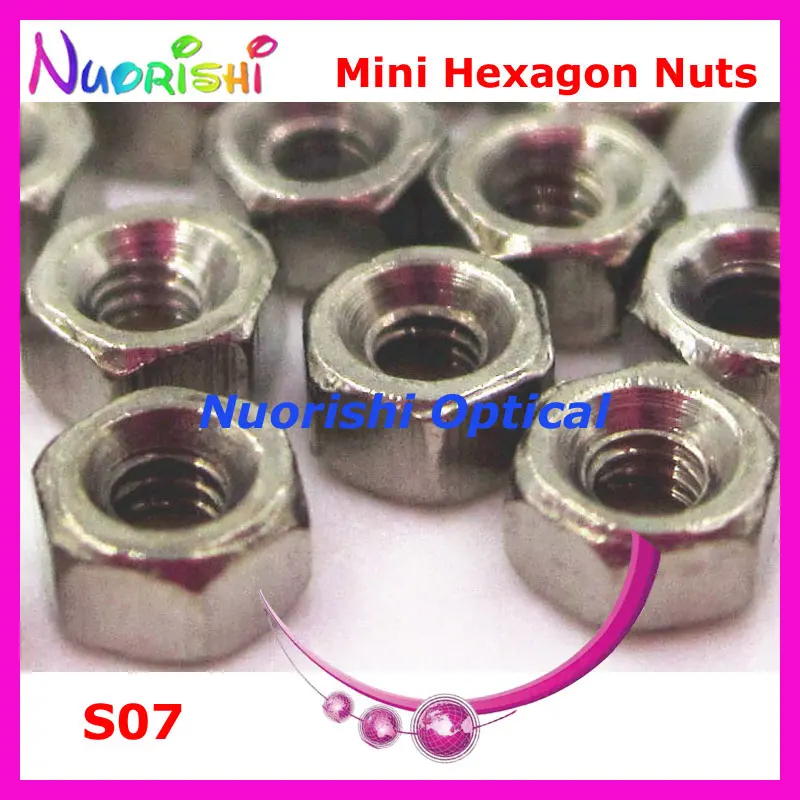 

S07 10000 шт., очки, солнцезащитные очки, солнцезащитные очки, мини-заглушки, гайки, винты, размер 1,4 мм, 1,2 мм, бесплатная доставка