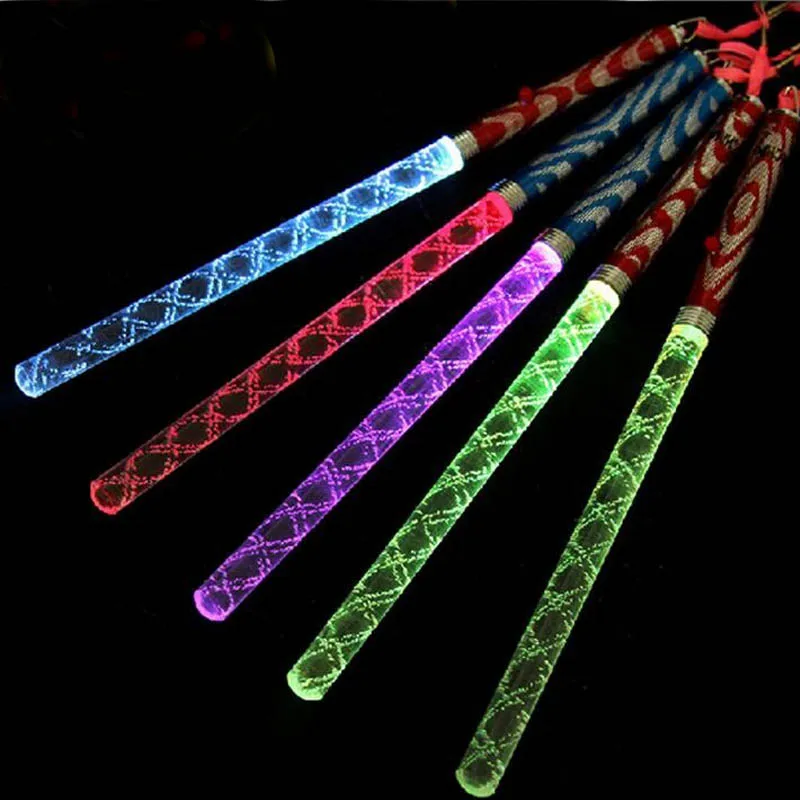 300pcs 26x1.2cm Multi Color Acrylic LED Stick Glowing Magic Wand Light Up For Wedding Concert Christmas Party Decration ZA1178