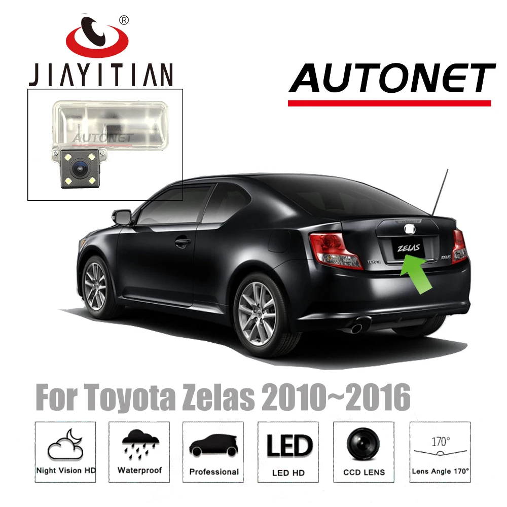 

JiaYiTian rear view camera For Toyota Zelas 2010~2016 AGT20 CCD Night Vision Reverse camera Backup camera license plate camera