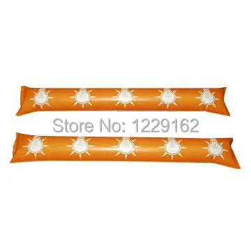 

Customon Printed Inflatable cheering stick bang bang stick promotional thunder stick for parties and sports games