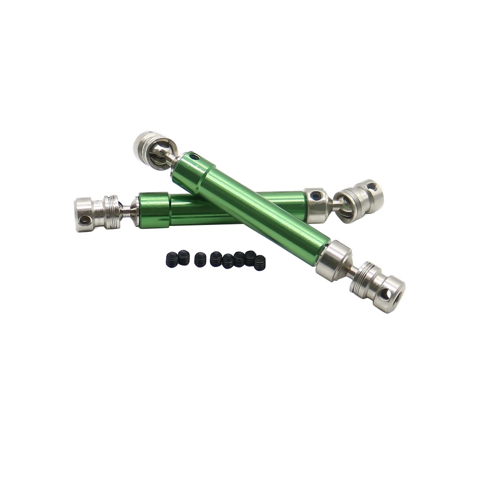 RCAWD 100-140mm 2pcs Universal CVD Drive Shaft For 1/10 Hsp Rock Crawler 94180 RGT 18000 Himoto Redcat Upgarde Parts 180020