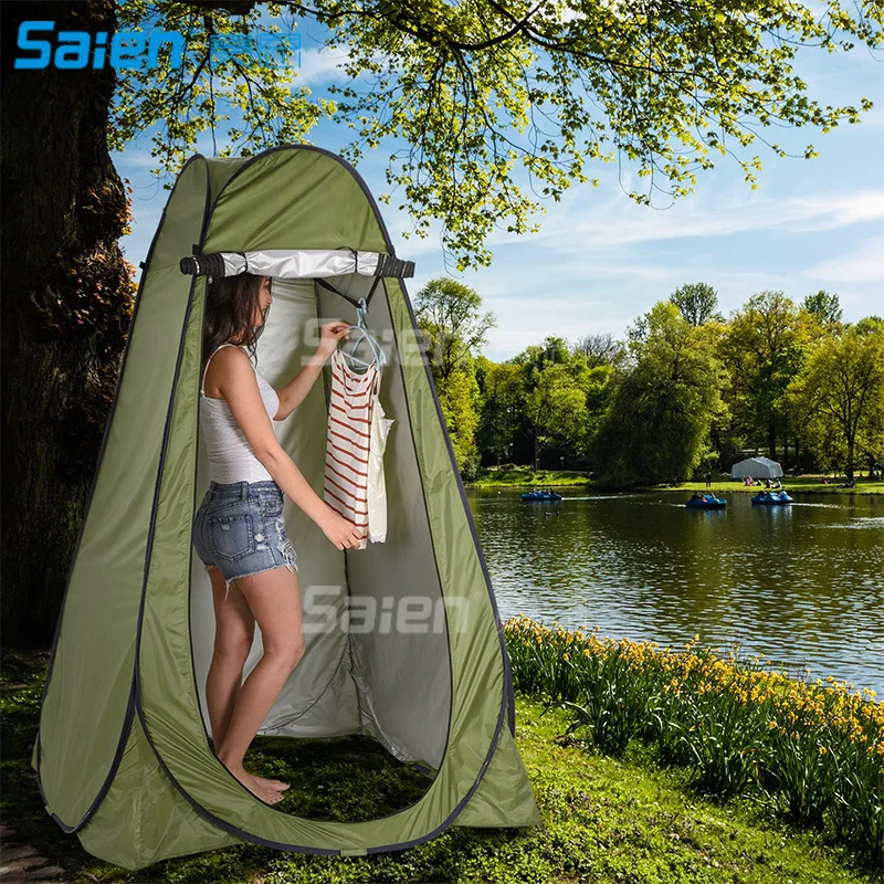 

Pop Up Privacy Tent – Instant Portable Outdoor Shower Tent, Camp Toilet & Changing Room, Rain Shelter w/ Window – for Beach