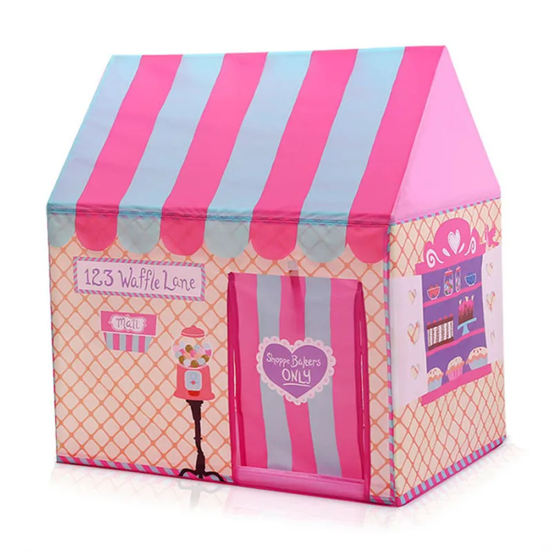 JKLYZXS Kid Toy Sweet Shop Tents Play Tent Boy Girl Princess Castle Indoor Outdoor Playhouse for Kids