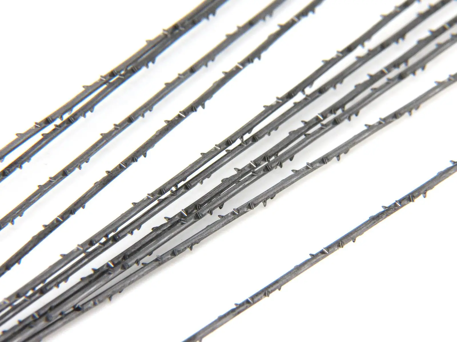 10pcs 300mm Scroll Saw Blades Jig Spiral Teeth Kinds Wood For Carving
