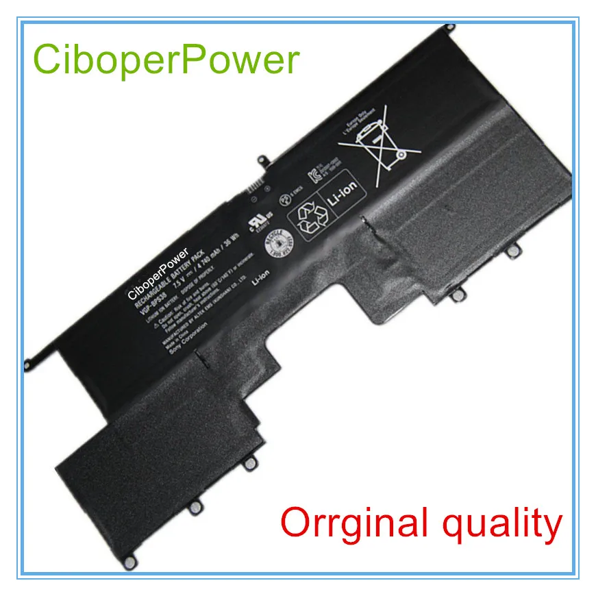 

VGP-BPS38 Laptop Battery For PRO11 PRO13 SVP1321BPXB SVP13216PG SVP132A1CM SVP11217SCS BPS38 7.5V 4740mAh