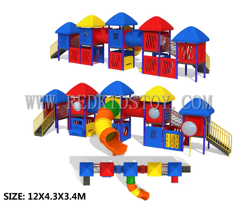 Exported to Ecuador Children Outdoor Playground CE Approved Plaza De Juegos TS5-026