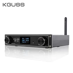 KGUSS DP-A1 TAS5352A masaüstü ses amplifikatörü CSR64215 Bluetooth 4.2/USB/Fiber/koaksiyel/AUX girişi 24BIT 192KHz 120W * 2 APTX