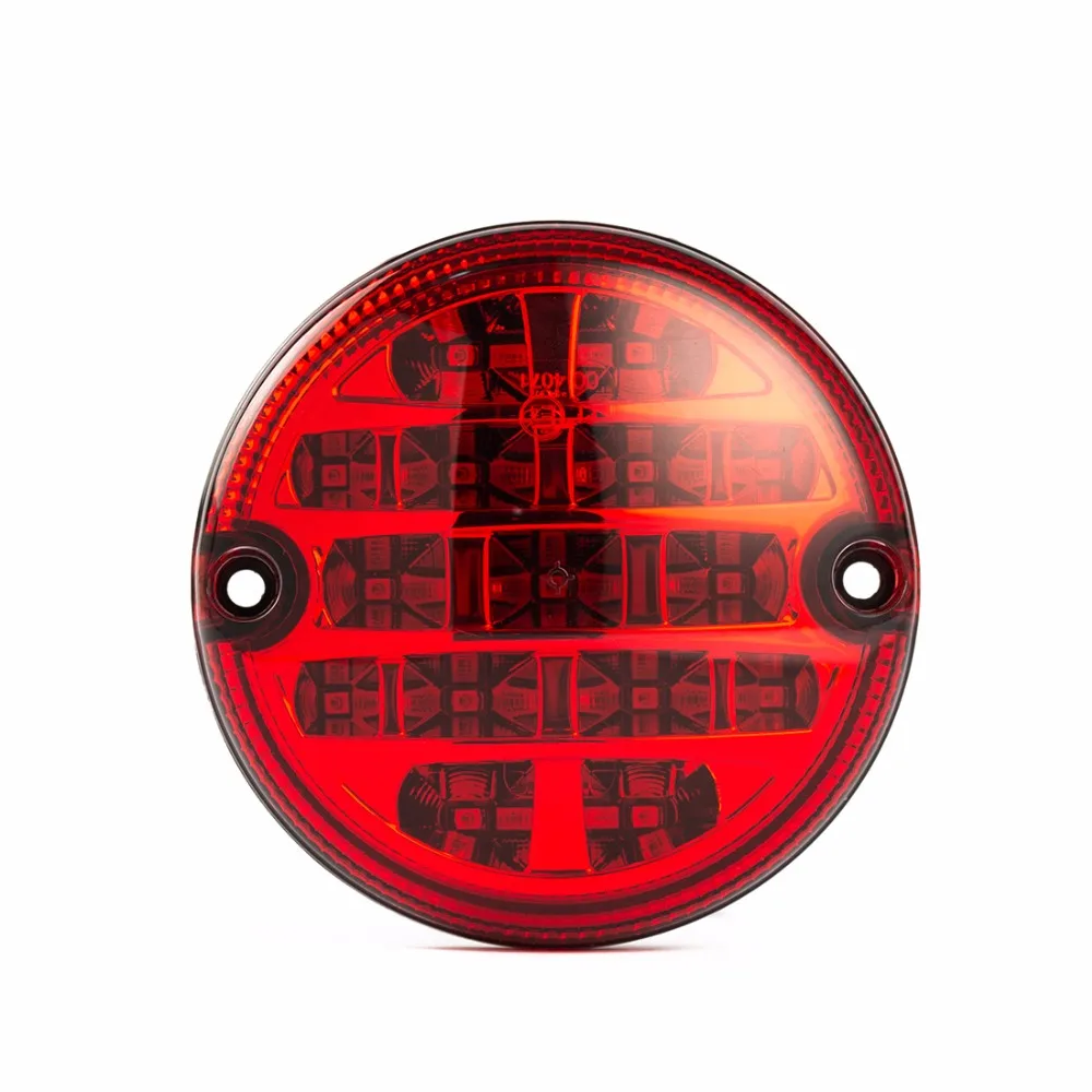 12V / 24V LED 95mm Waterproof Truck Trailer Light Fog Light Red Rear Row Car Universal Fog Light High Quality Led Fog Light
