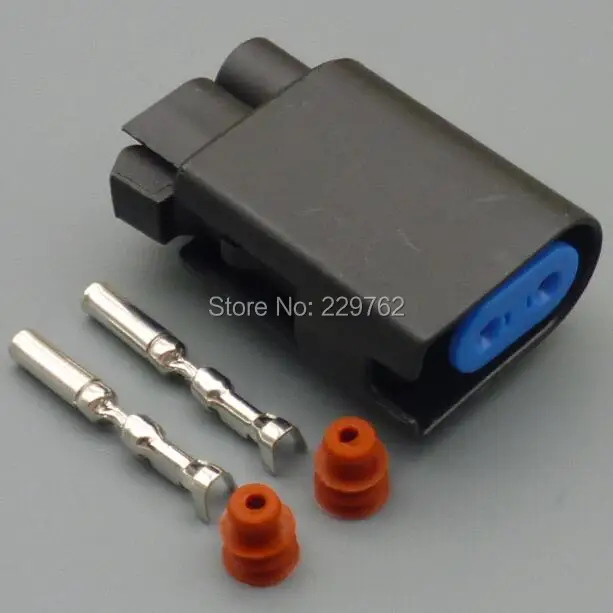 Shhworldsea 2 دبوس طريقة 1.5 مللي متر موصل مستشعر السيارة مستشعر تلقائي التوصيل السيارات مقاوم للماء الكهربائية ذكر أنثى موصل مقبس #4