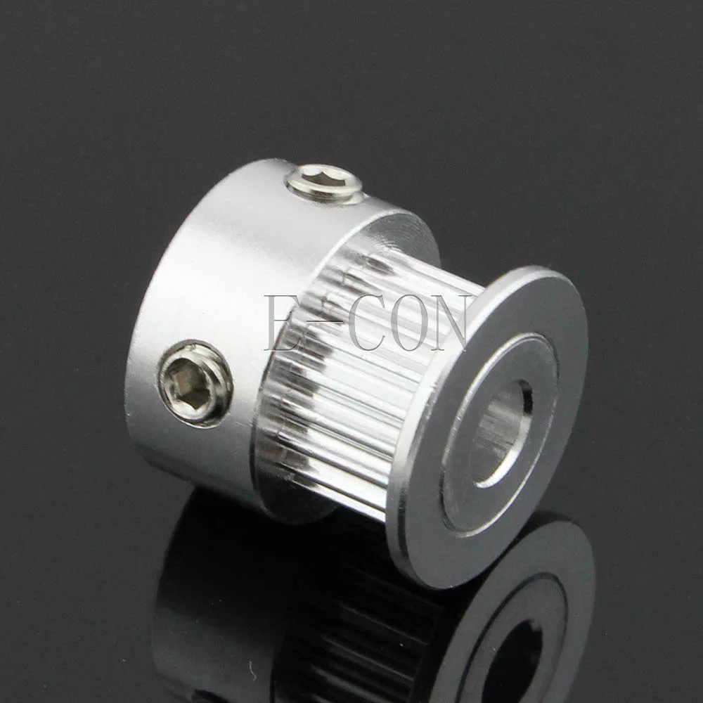 GT2 Timing Pulley Alumium 20 Teeth Bore 5mm/6mm/6.35mm/8mm Teeth width 7mm for Width 6mm GT2 Timing Belt and 3D Printer