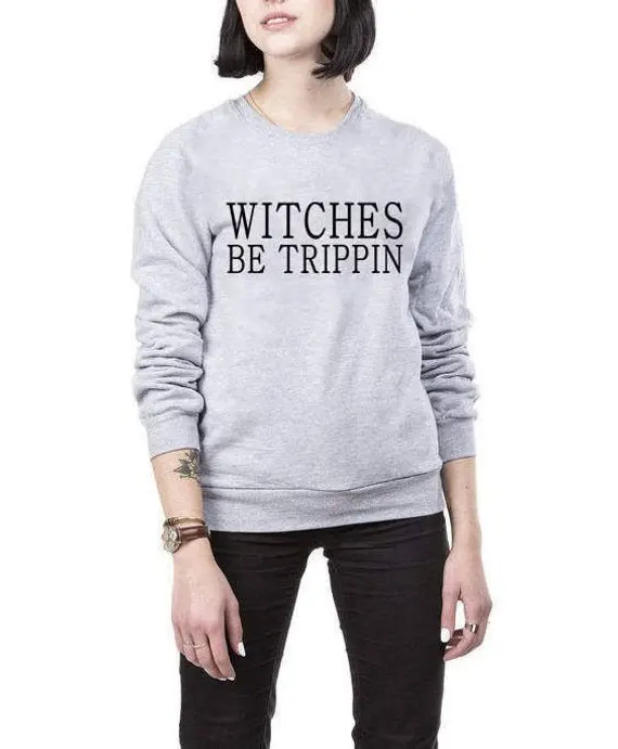 Sugarbaby Halloween Outfit Pumpkin Jumper Halloween Party  Strong Girl Clothing Resting Witch Face Witches Sweatshirt Dropship