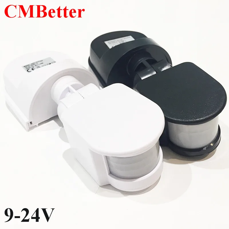 

CMBetter Automatic Motion Sensor Switch for LED Light Light Switch Outdoor Infrared PIR Motion Sensor Outdoor DC 9V - 24V