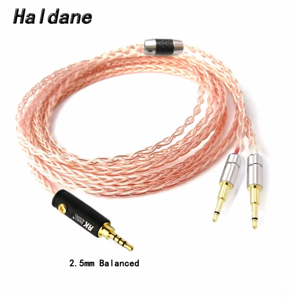 

Free Shipping Haldane 2.5/3.5/4.4/XLR Balanced Single Crystal Copper Headphone Upgrade Cable for OPPO PM-1 PM-2 HE1000 400S 560