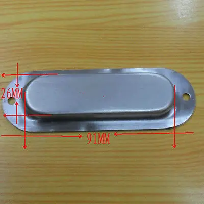 1pcs 120x41mm Cupboard Drawer Door Stainless Steel Oval Pull Handles Silver Tone