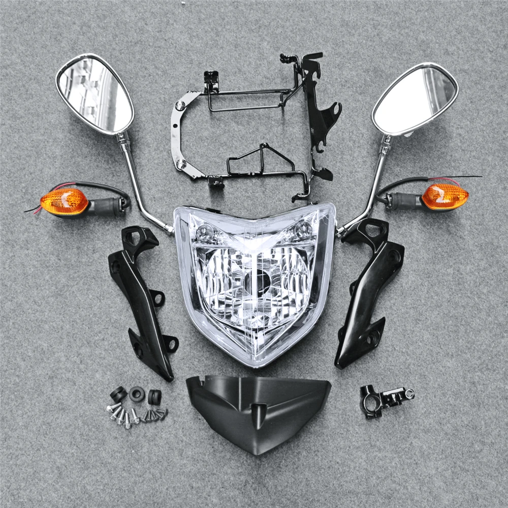 Fit For Yamaha FZ1N 06 07 08 09 Headlight Set Assembly Mirror Mount Bracket Turn Light Speedometer C