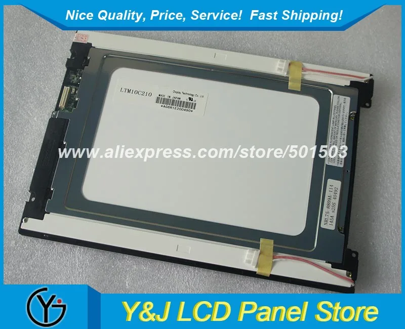 LTM10C210 Módulos LCD de 10,4 polegadas Texto Display LCD 2 linhas X 20 caracteres Retroiluminação azul para uso industrial