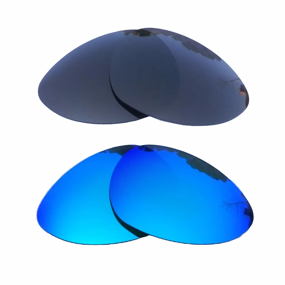 

Black & Ice Blue Mirrored Polarized Replacement Lenses for Crosshair S Frame 100% UVA & UVB