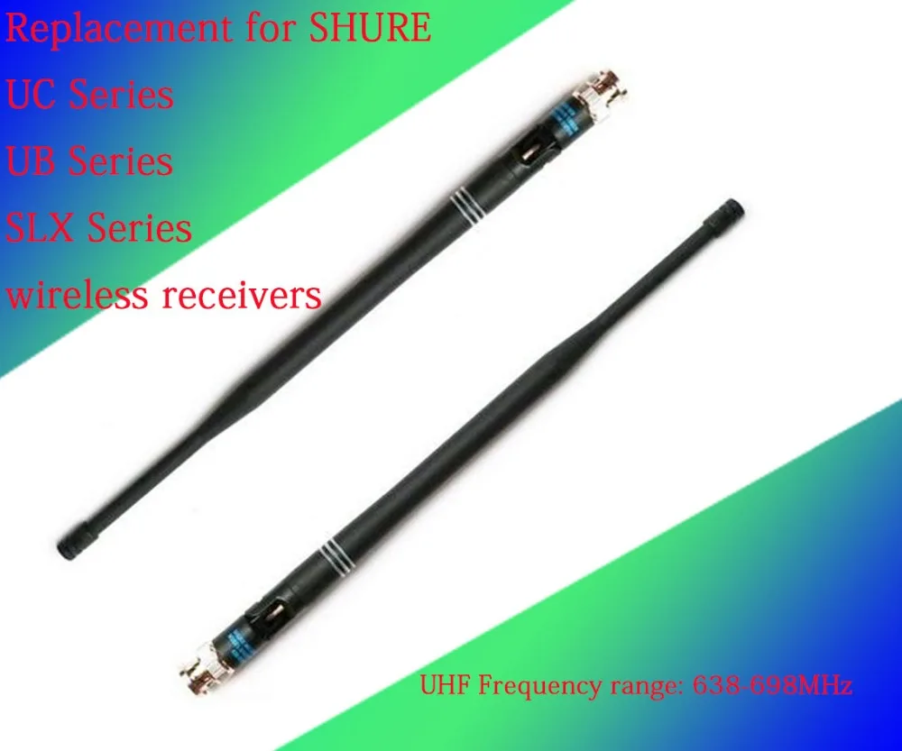 

4 шт. профессиональный OEM приемник антенны BNC разъем для Shure U4D U4C мкА UHF беспроводной приемник